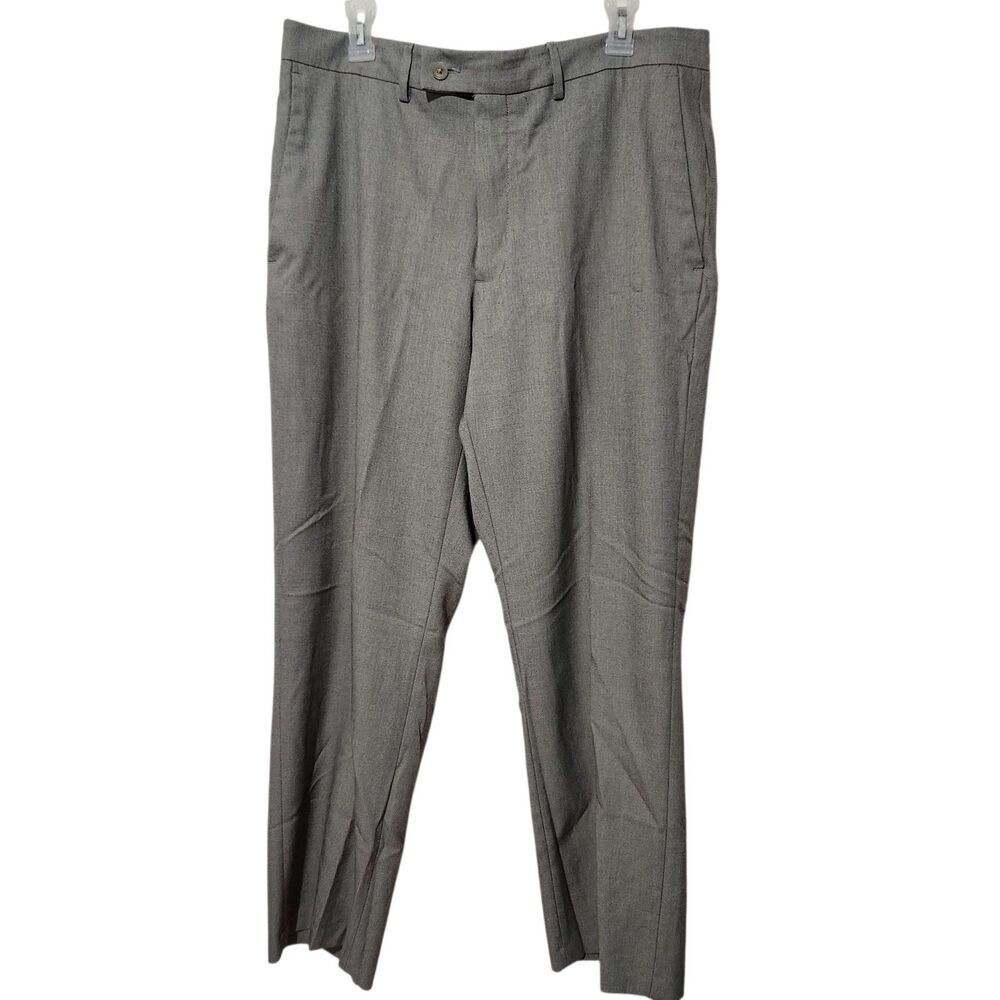 Haggar Expandomatic Dress Pants Size 36x29 Flat Front